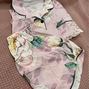 Mauve Bridesmaid PJ Set-Shein